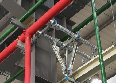 安义该抗震支架的整体式支吊架结构协调性好